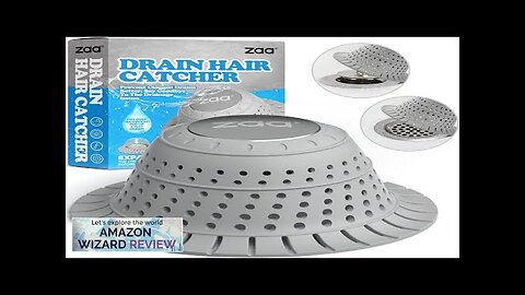 zaa Bathtub Drain Hair Catcher Silicone Collapsible 1 Pack Drain Protector Review