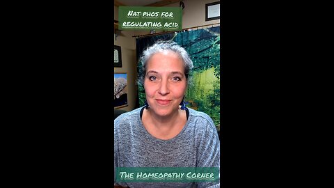 Episode 4 of The Homeopathy Corner - regulating acidity with Natrum phosphoricum