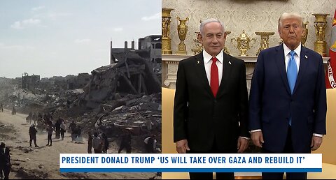 President Donald Trump ‘US will Take Over Gaza And Rebuild It’