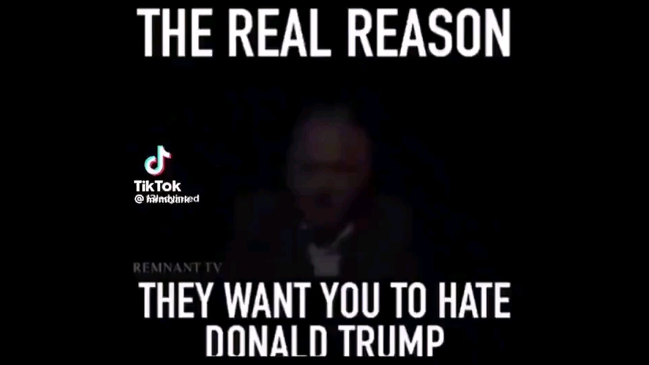 ⬛️ Why do they want you to hate Donald Trump❓🇺🇸