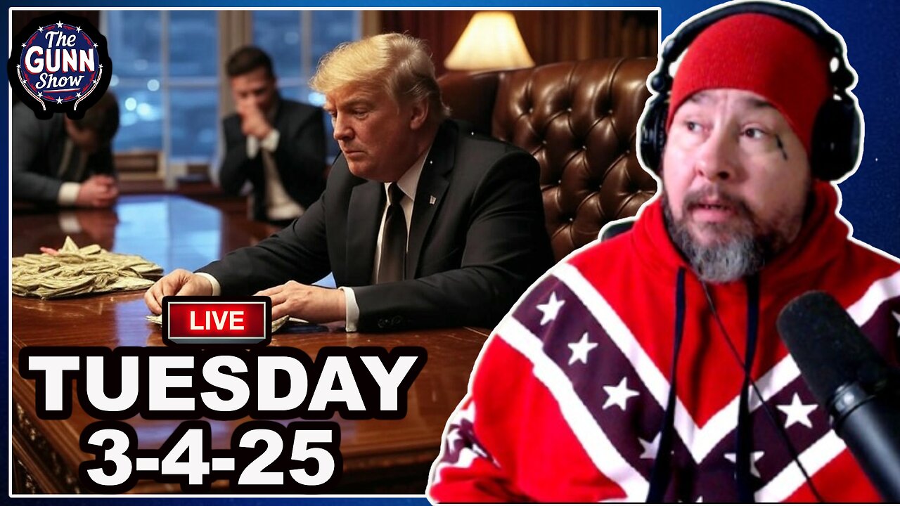 LIVE: TRUMP cuts off Ukraine Finally! WW3 Update, Trump Tariffs Start | The Gunn Show (3/4/25)
