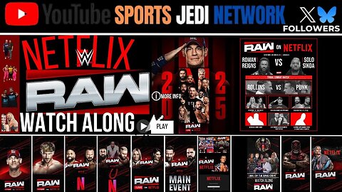 Experience The Netflix Premiere Of WWE Raw - Watch Along React With Us to dawn of New Era!