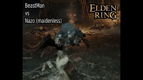 fight against the beastman maidenless - Elden Ring