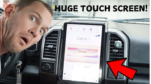 Ford F150 Get's New MASSIVE Touch Screen Installed!