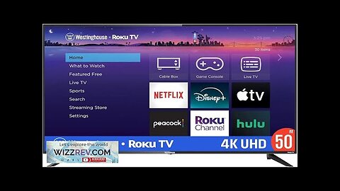 50 Inch Smart TV 4K UHD LED TV with Wi-Fi Connectivity Review