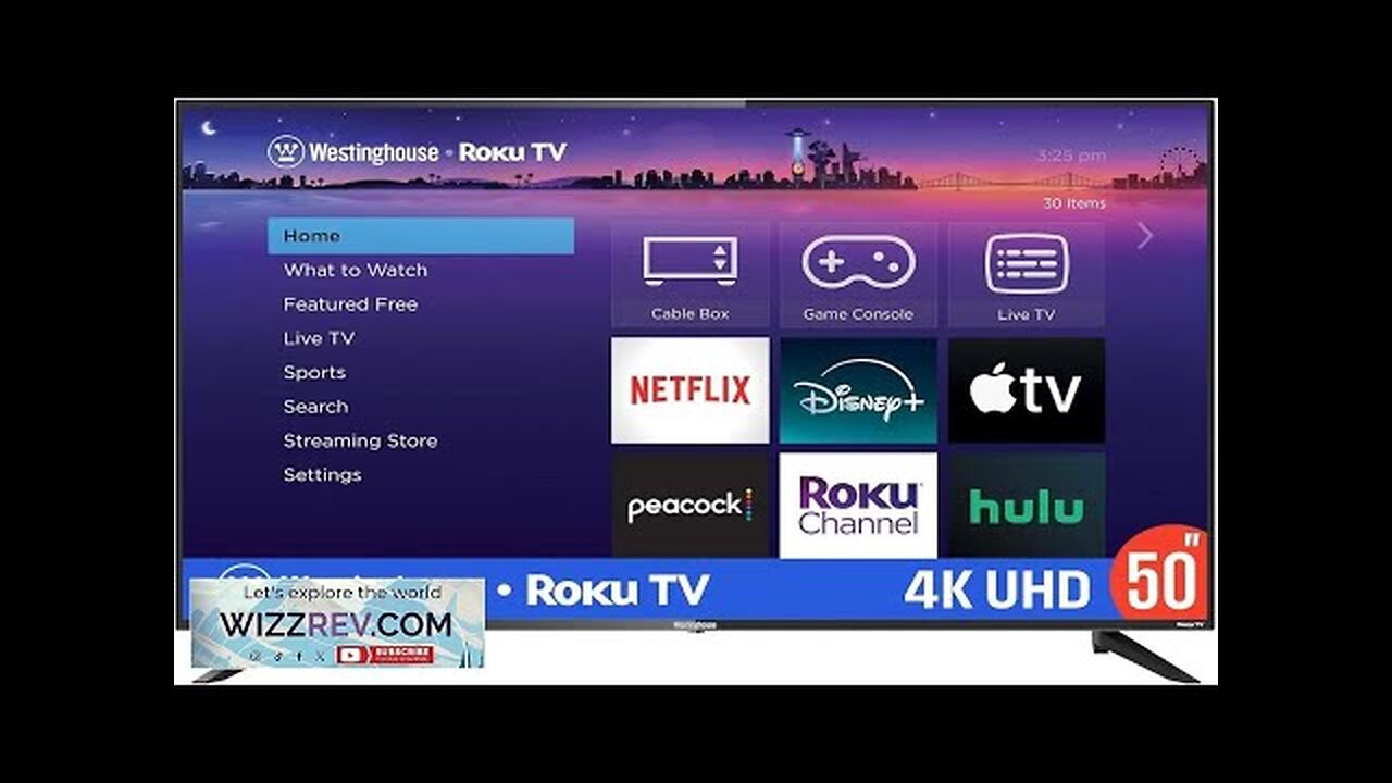 50 Inch Smart TV 4K UHD LED TV with Wi-Fi Connectivity Review