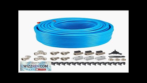 Air Compressor Line Kit 3/4'' x 300FT HDPE/Aluminum Shop Air Piping System Review