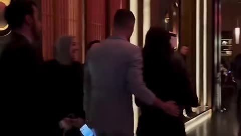Cristiano’s spotted by a fan