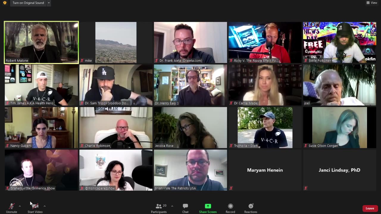 Union of the Unwanted : 31 : Doctors Roundtable With Special Guest Dr. Robert Malone