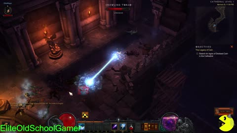 Diablo 3 - Sorceress Walk-through - Act I - Levels 3-6 - Old Tristam to New Tristam - March 2025