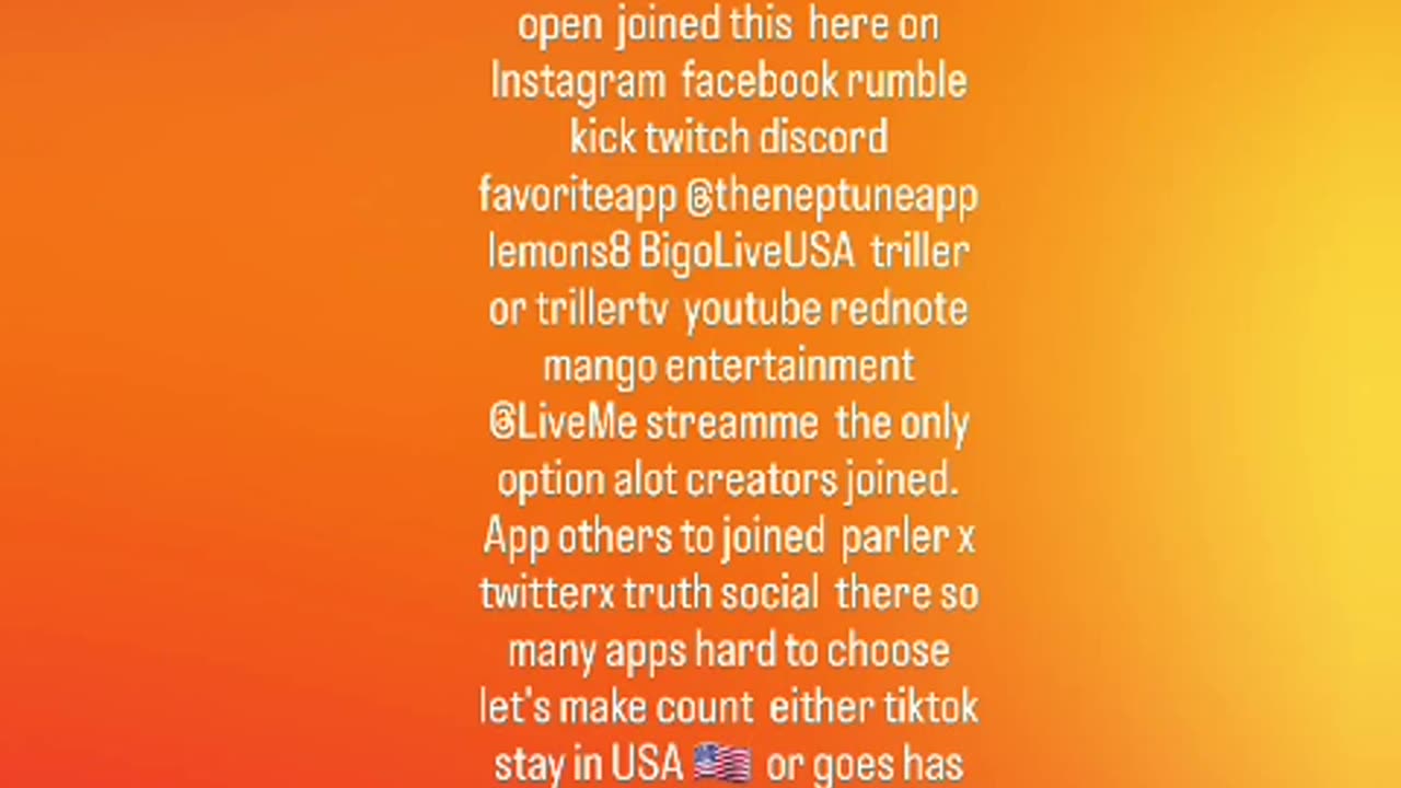 this what wrote I've wrote about banned on tiktok official unbanned 01/21/25