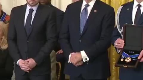 George Soros receives the medal of freedom (NO SENSE OF GUILT)