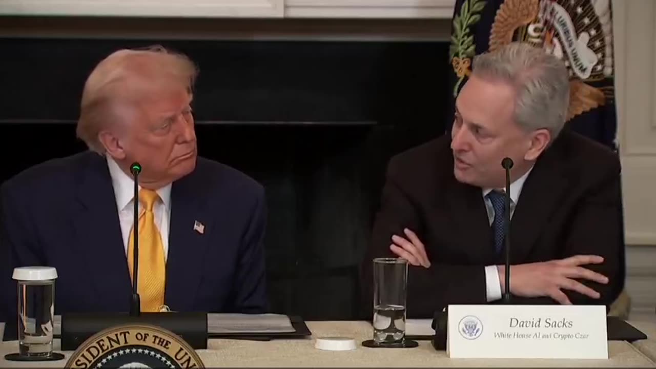 White House Crypto Summit | "It's an honor to work for you" ~ David Sacks