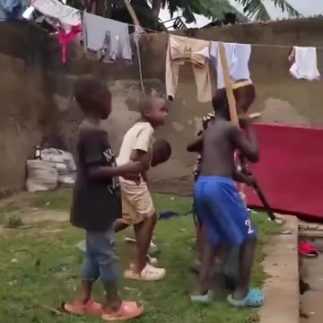 Black South African Children Re-Enact Donald Trump's Heroic Reaction to