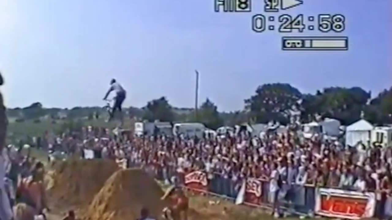 Mid School BMX Freestyle Dirt Jumping with the Sheep Hills Locals at the 1997 Backyard Jam -