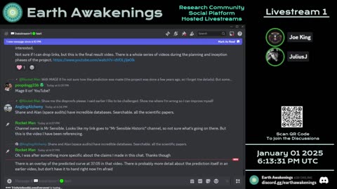 Earth Awakenings - Livestream 1 - #2089