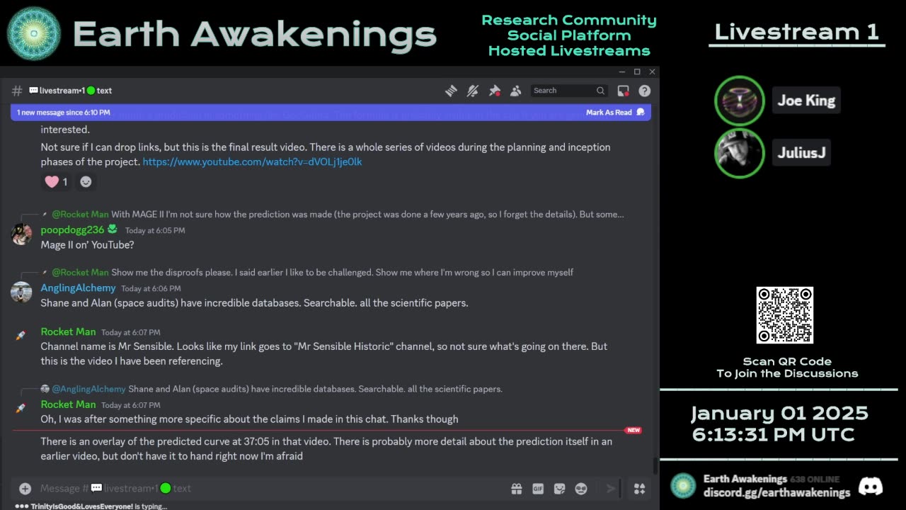 Earth Awakenings - Livestream 1 - #2089