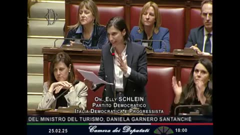 Elly Schlein - Intervento dalla Camera dei Deputati (25.02.25)