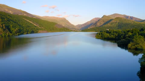 Snowdonia National Park, Wales, United Kingdom in 4k Scenic Relaxation Film with Meditation Music
