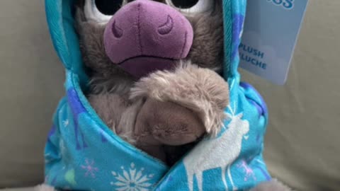 Disney Parks Baby Sven From Frozen in a Hoodie Pouch Blanket Plush Doll #shorts