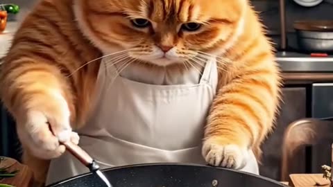 Cat fishing and Cooking