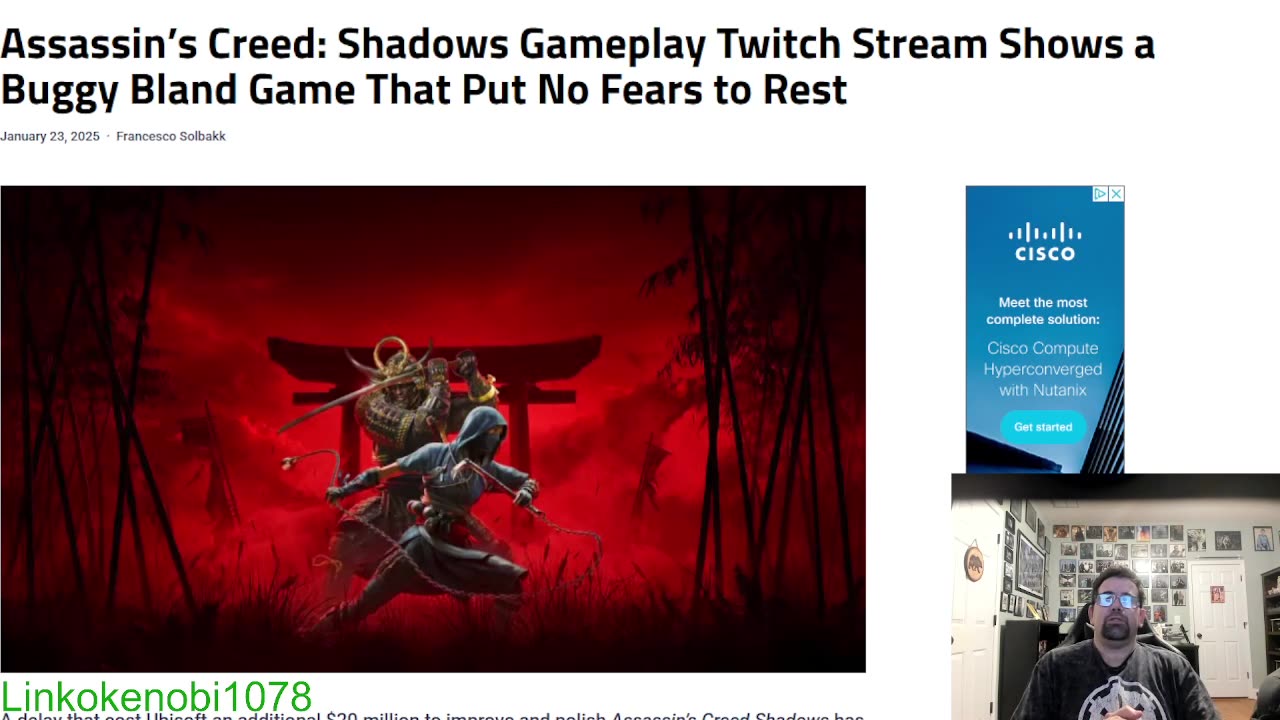 AC Shadows Twitch Stream Didn't Have Enough Viewers To Support Game