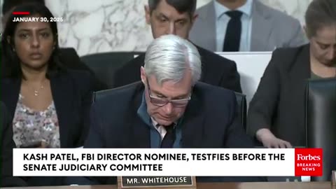 'This Is My Time Now': Sheldon Whitehouse And Kash Patel Have Harsh Interchange At Senate Hearing