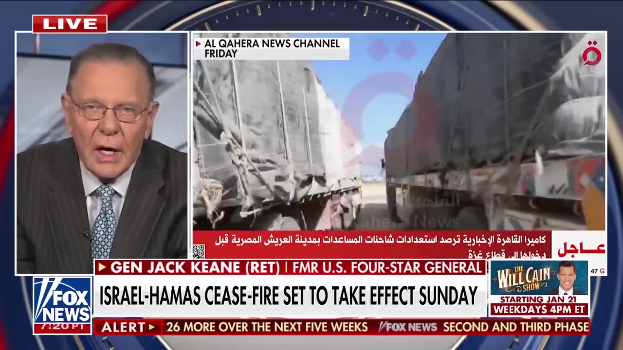 Gen. Jack Keane This is the ‘tension point’ of the Israel-Hamas cease-fire deal