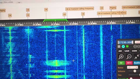 26.995 MHz FM AM Tone Control On Off Keying RC Model Control Signal RX Via G8JNJ SDR 11 13 2024.mp4