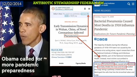 OBAMA and FAUCI'S 2020-present PNEUMONIA PANDEMIC Documentary