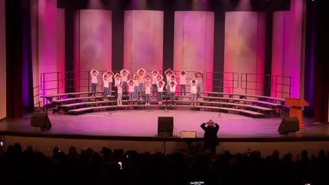 This is the COOLEST thing I've ever seen! A children's choir sang my song "Revelation"