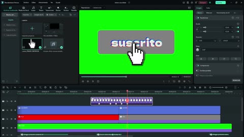 Crea tu botón de YouTube en Filmora!!!