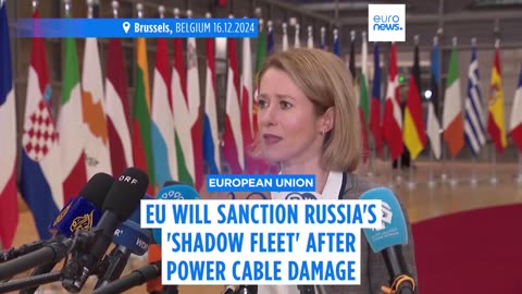 EU preparing sanctions on Russia's 'shadow fleet' after Baltic Sea cable damaged