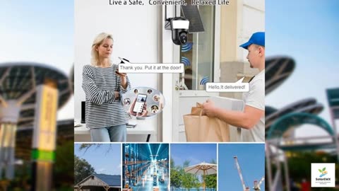 Upgraded 4G LTE Cellular Security Camera Outdoor System