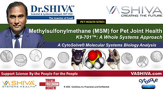 Dr.SHIVA™: MSM for Pet Health K9-701™: A Whole Systems Approach(2/24)