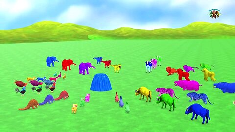Learn Colors with the Little Animals | Do You Recognize These Small Animals with Colors?