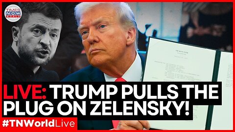 LIVE | Trump SIGNALS END of U.S. Military Support for Ukraine From Oval Office | Times Now Now