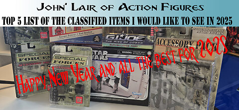 Top 5 list of G.I. Joe Classified items that I would like to see Hasbro make in 2025