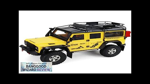 HG P411 TRASPED 1/10 2.4G 4WD 16CH TX4 RC Car Rock Crawler Review