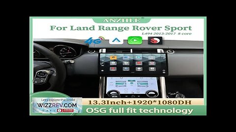 13"For Range Rover Sport L494 Android 13 Multimedia Player Car GPS Radio Review