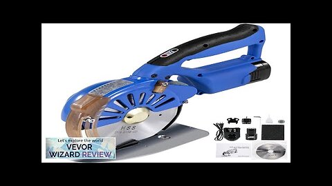 VEVOR Fabric Cutter 125mm Rotary Fabric Cutter 39mm Cutting Height Wireless Electric Review