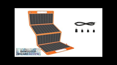 US Direct FlashFish 18V 100W Foldable Solar Panel Emergency Solar Charger Review