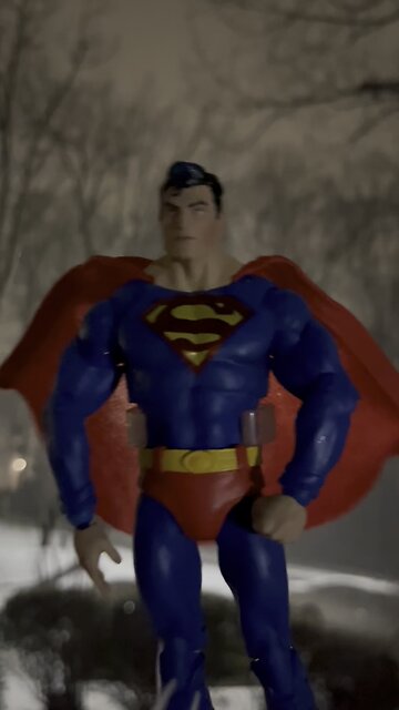 Snowfall With Superman