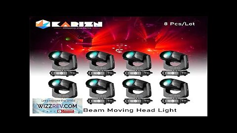 0 Tax 8Pcs Beam 10R 260W Moving Head Stage Light Prism Raibow Review