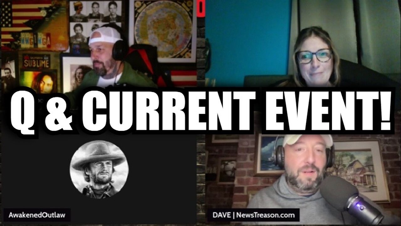 Dave NewsTreason, Kim Rambo, Awakened Outlaw, Joe Rambo: Q & Current Event 12/29/24