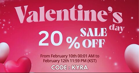 Meamo’s Valentines Day Sale 20% off with Code KYRA