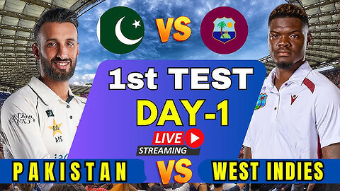 Pakistan vs West Indies | Test Match Live Streaming 2025