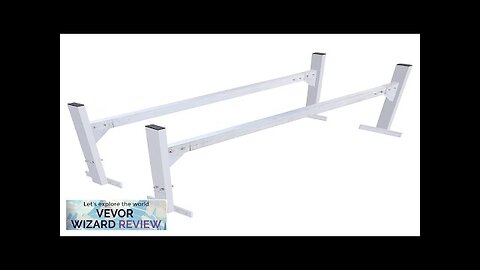 VEVOR Van Roof Ladder Rack 2 Bars Aluminum Alloy Roof Ladder Racks Review