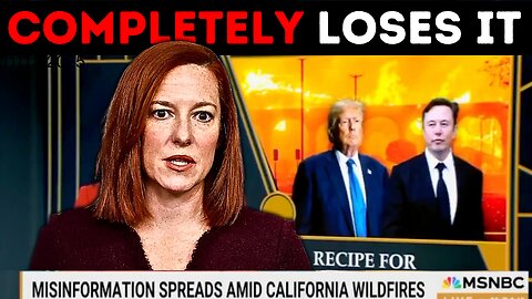 WITNESS Jen Psaki LOSE HER MIND Over Trump's Response to Gavin Newsom