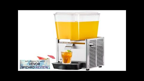 VEVOR Commercial Beverage Dispenser 20.4 Qt 18L Single Tank Ice Tea Drink Review